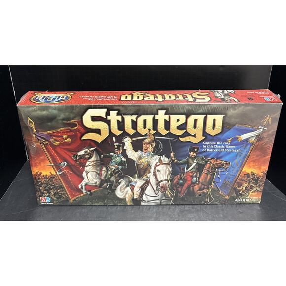 Stratego Strategy Board Game 1999 Sealed Milton Bradley Strategy Sealed - Picture 1 of 7
